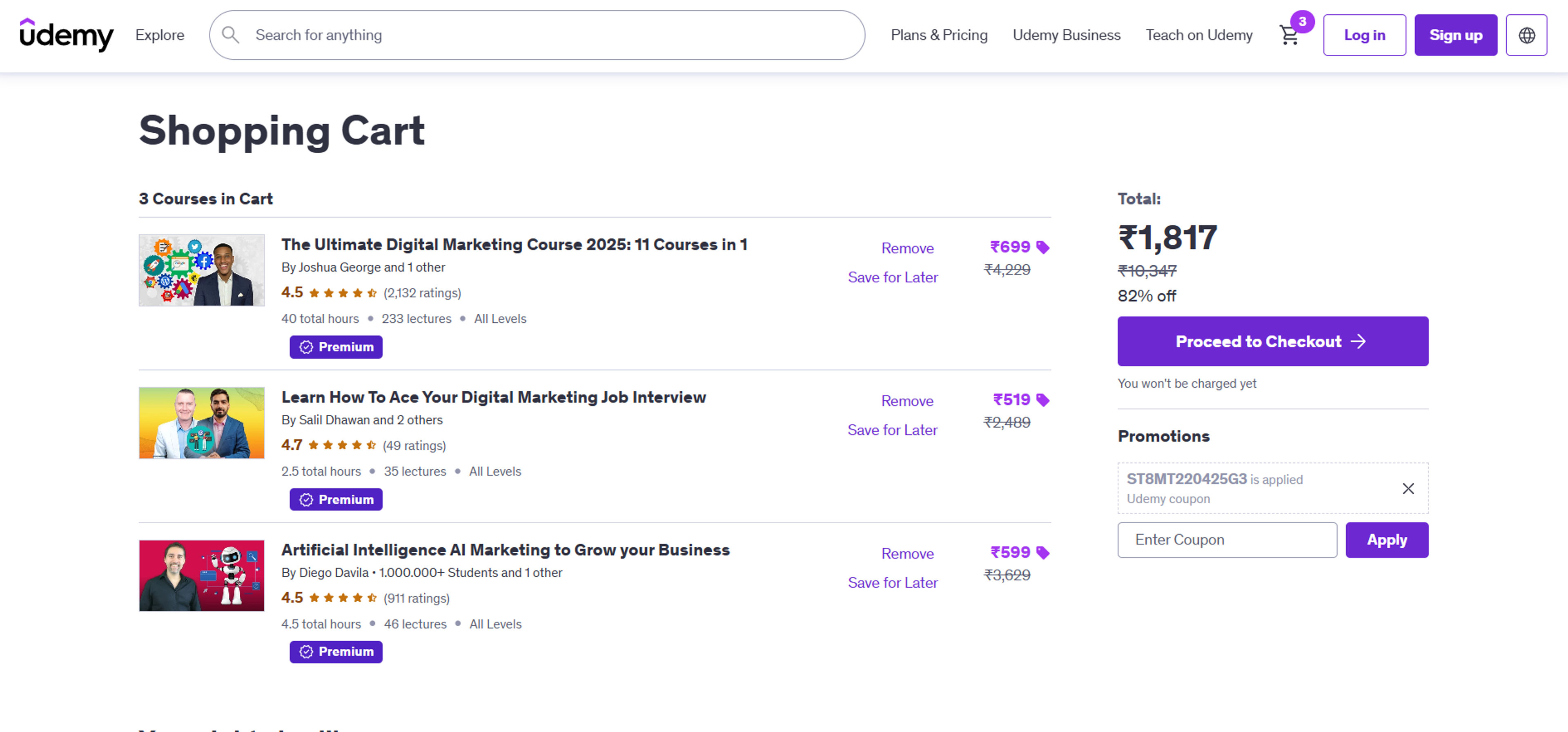 How to use coupon for Udemy