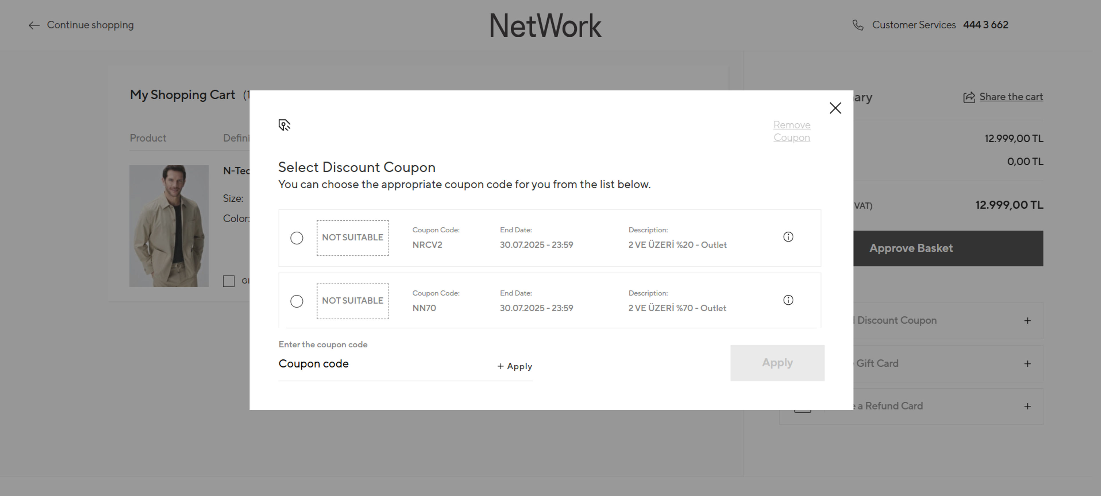 How to use coupon for Network