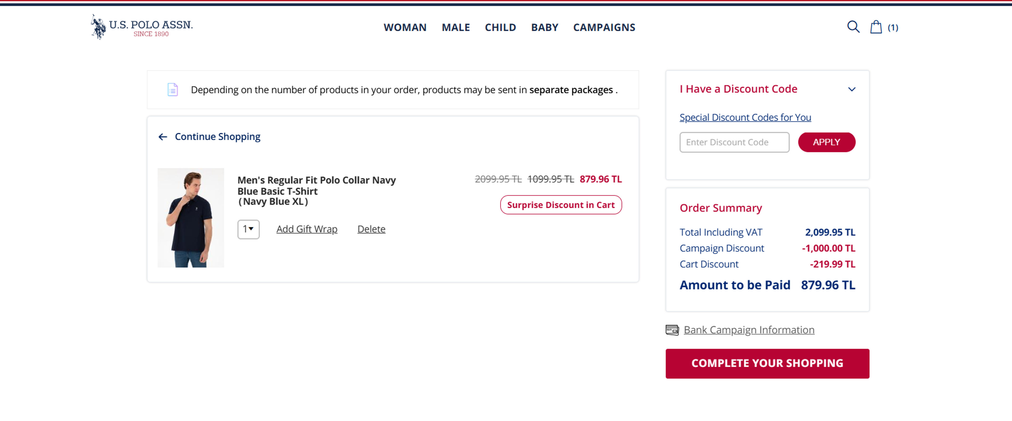 How to use Coupon for U.S. Polo Assn