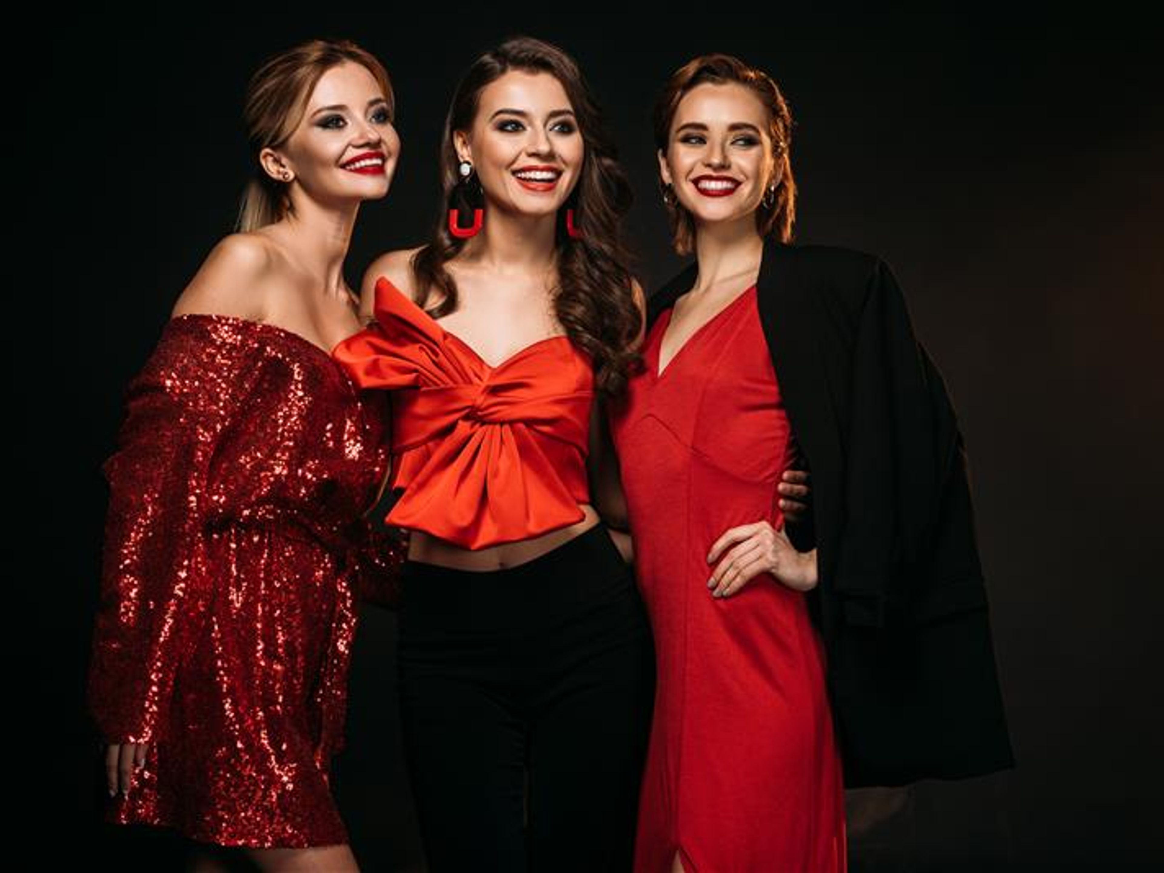 Women in a function with celebrity looks