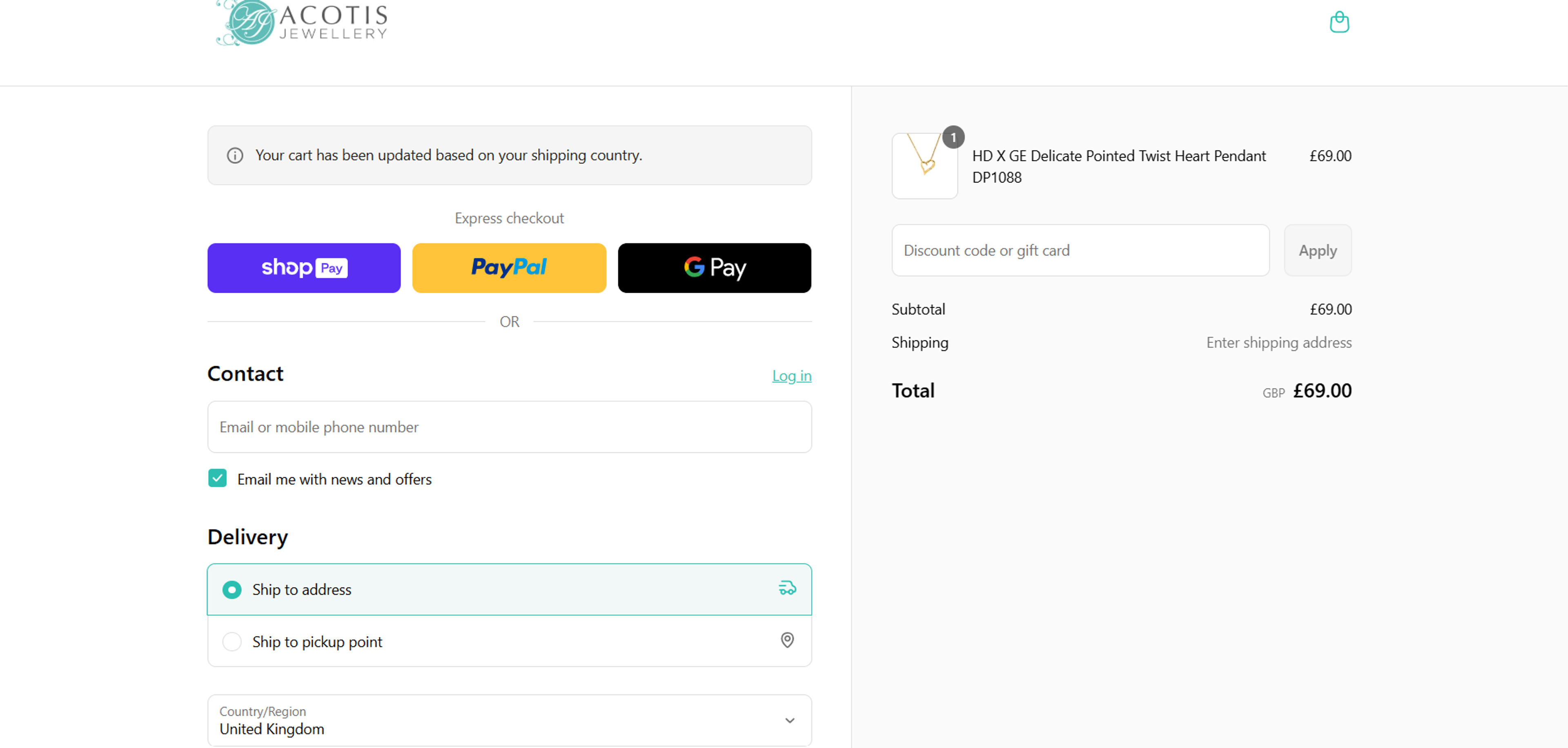 How to use coupon for Acotis Diamond