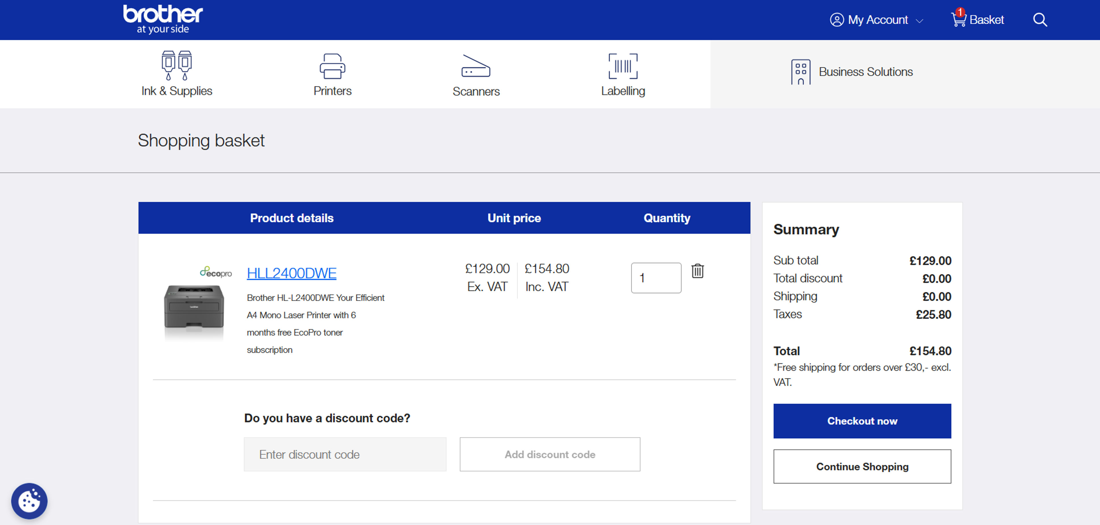How to use coupon for Brother