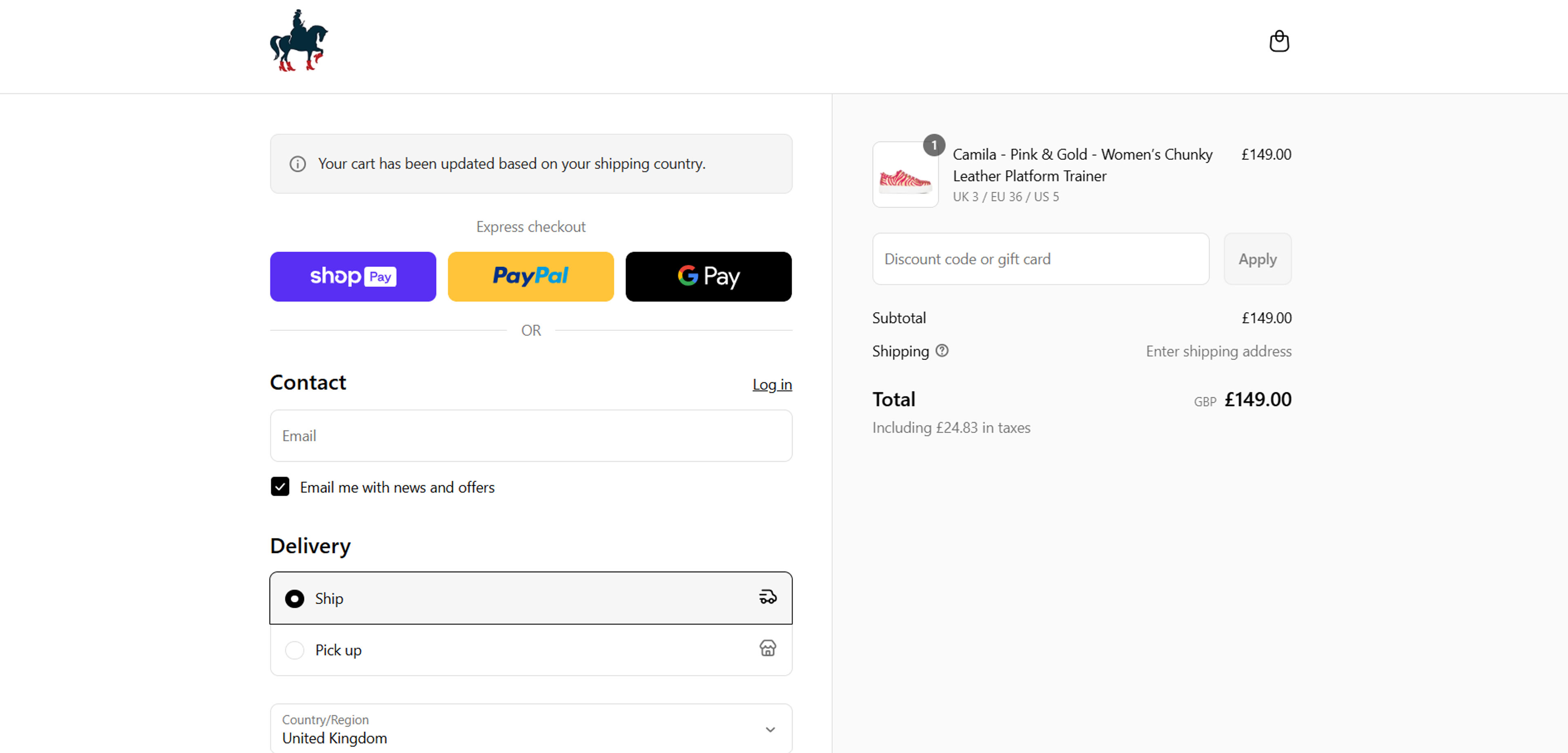 How to use coupon for Embasyy London