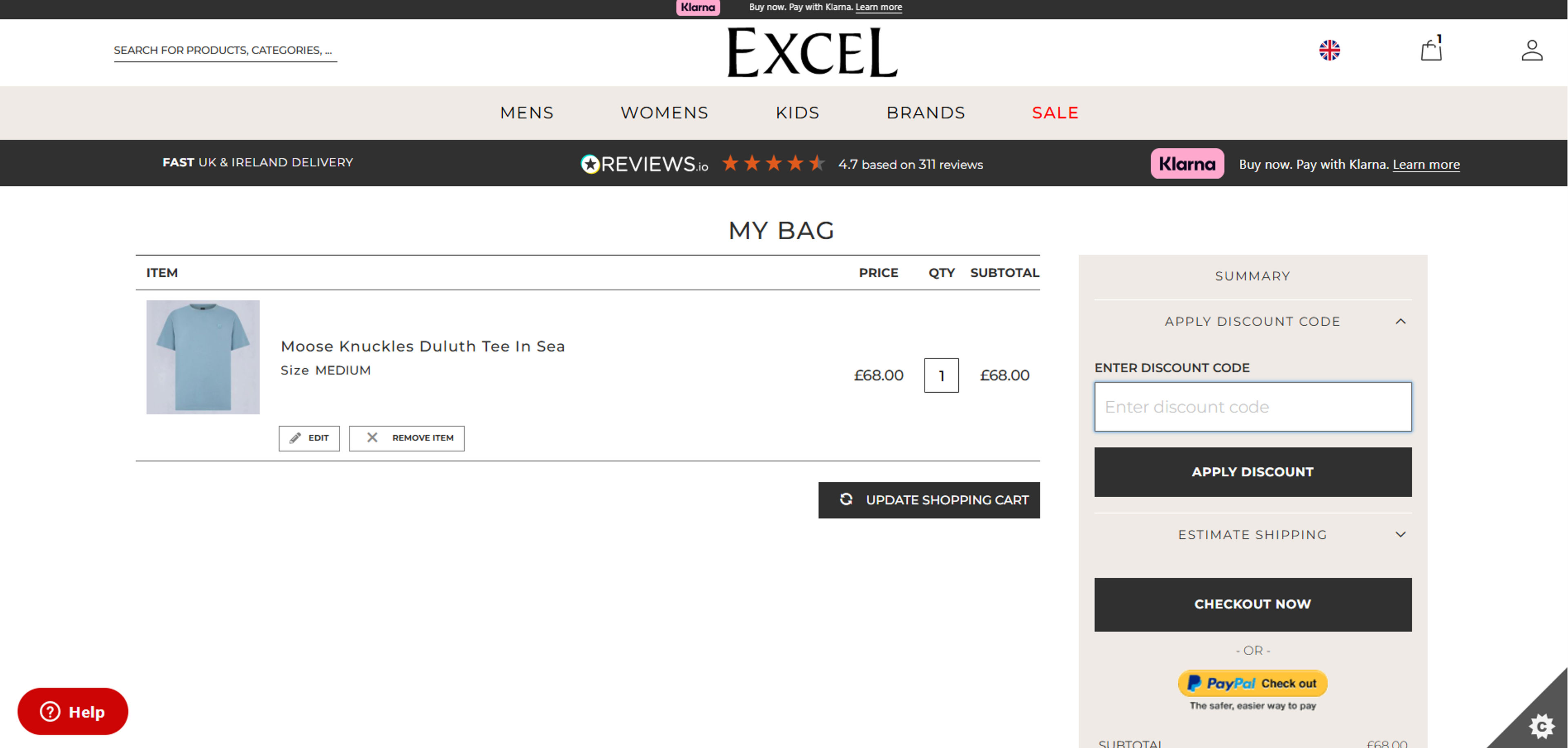 How to use coupon for Excel Clothing