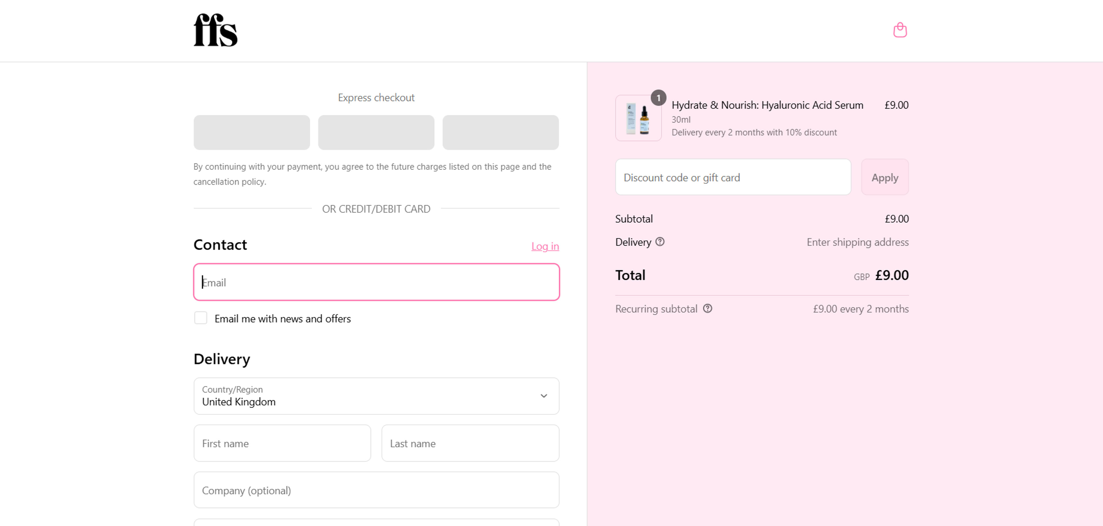 How to use coupon for FFS Beauty