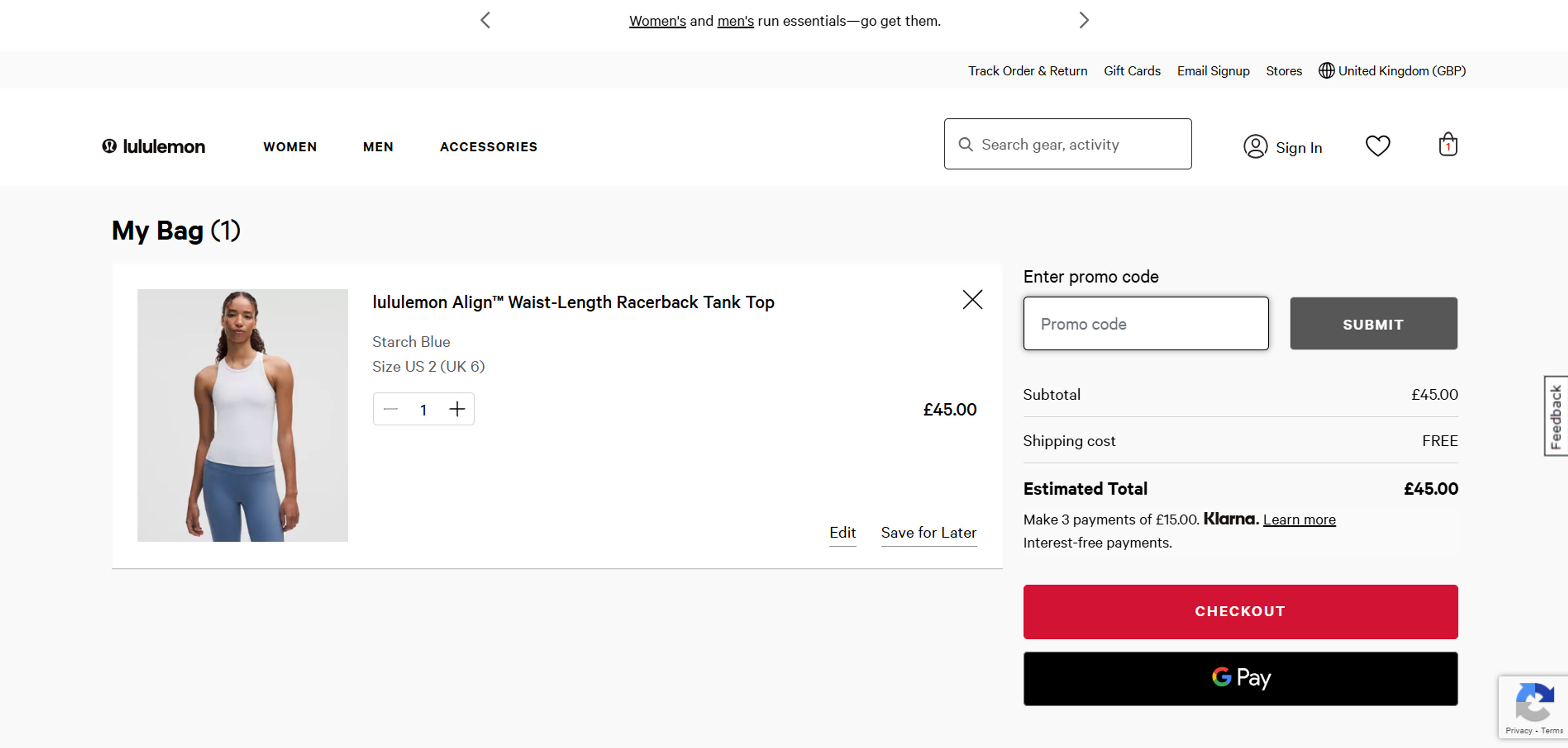 How to use coupon for lululemon