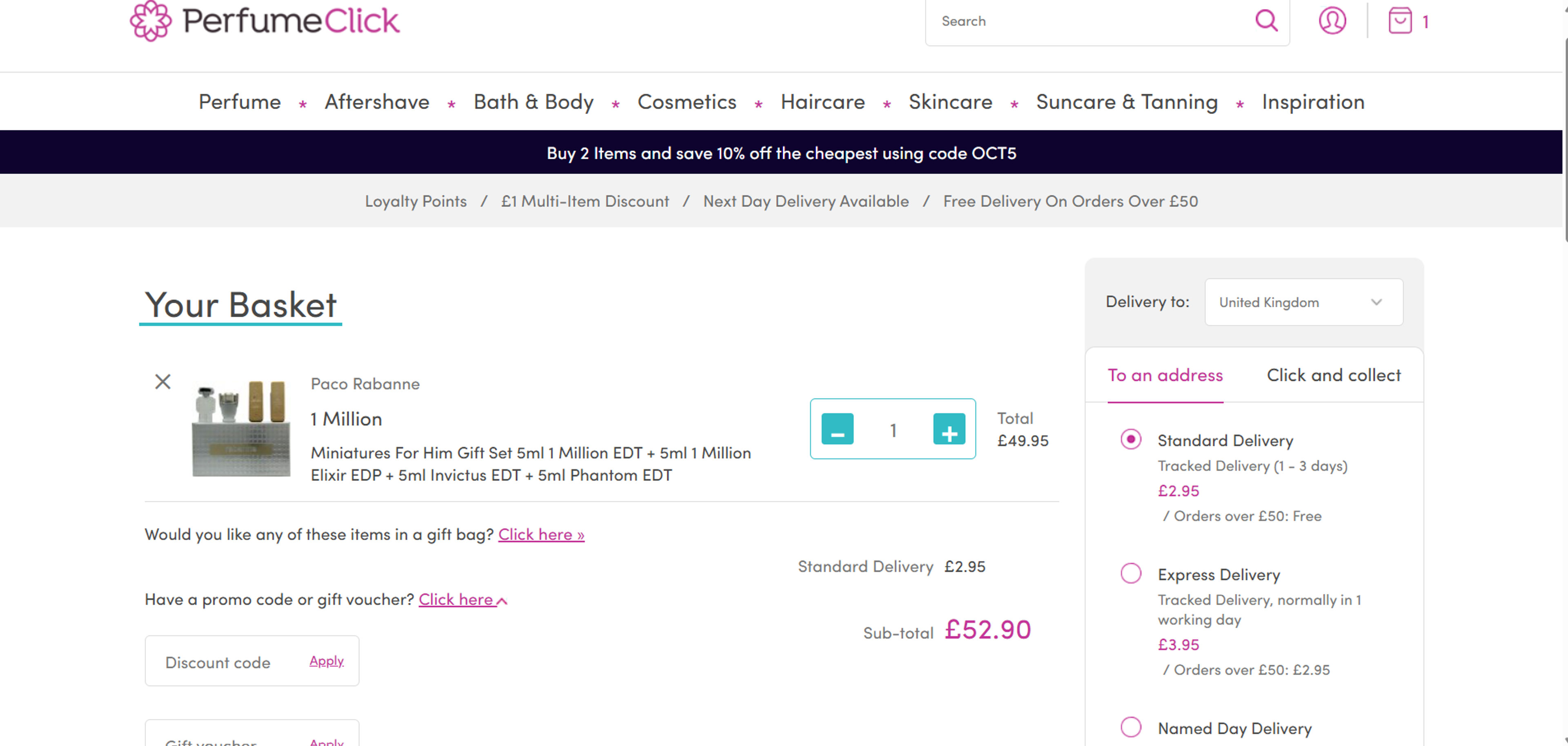 How to use coupon for  Perfume Click