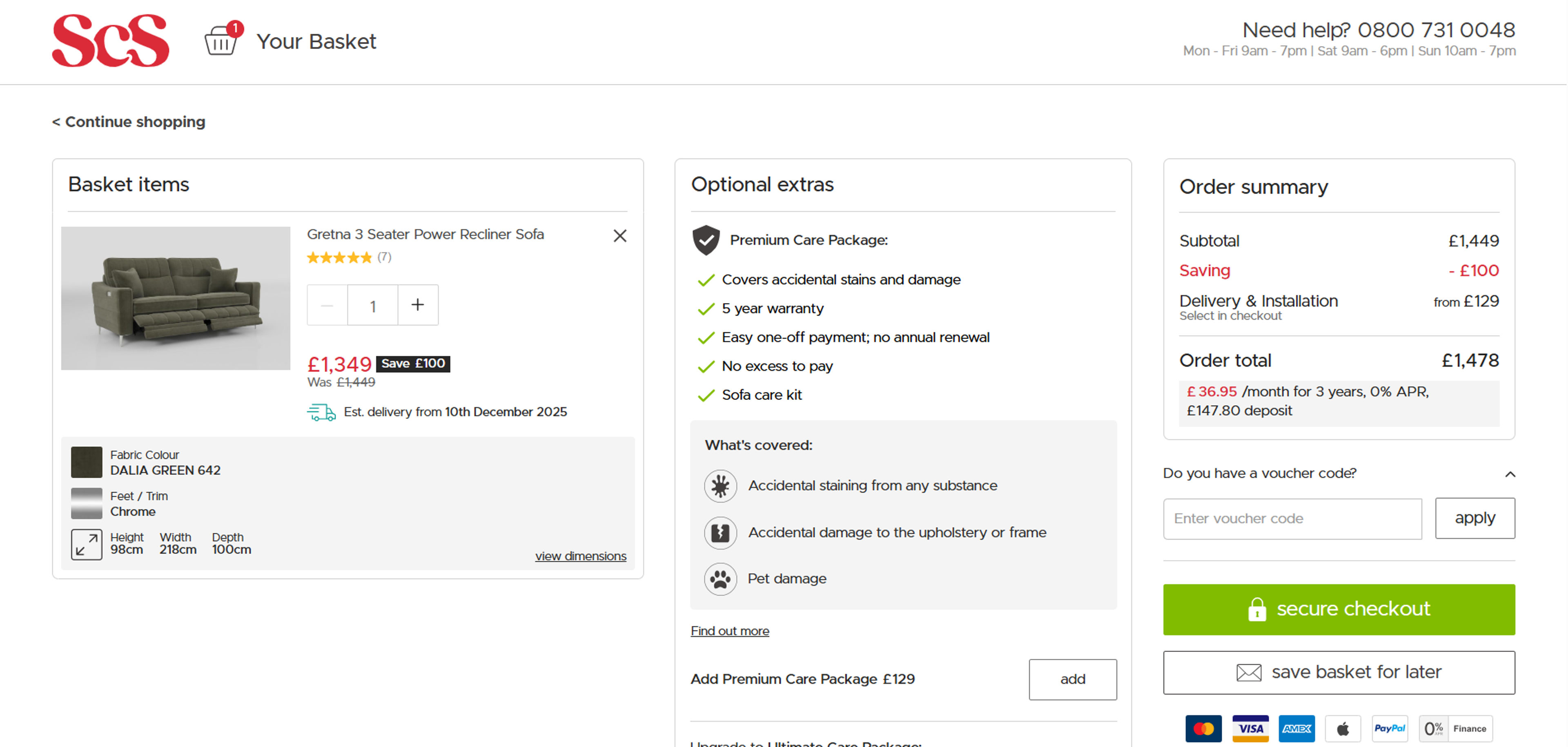 How to use coupon for  SCS