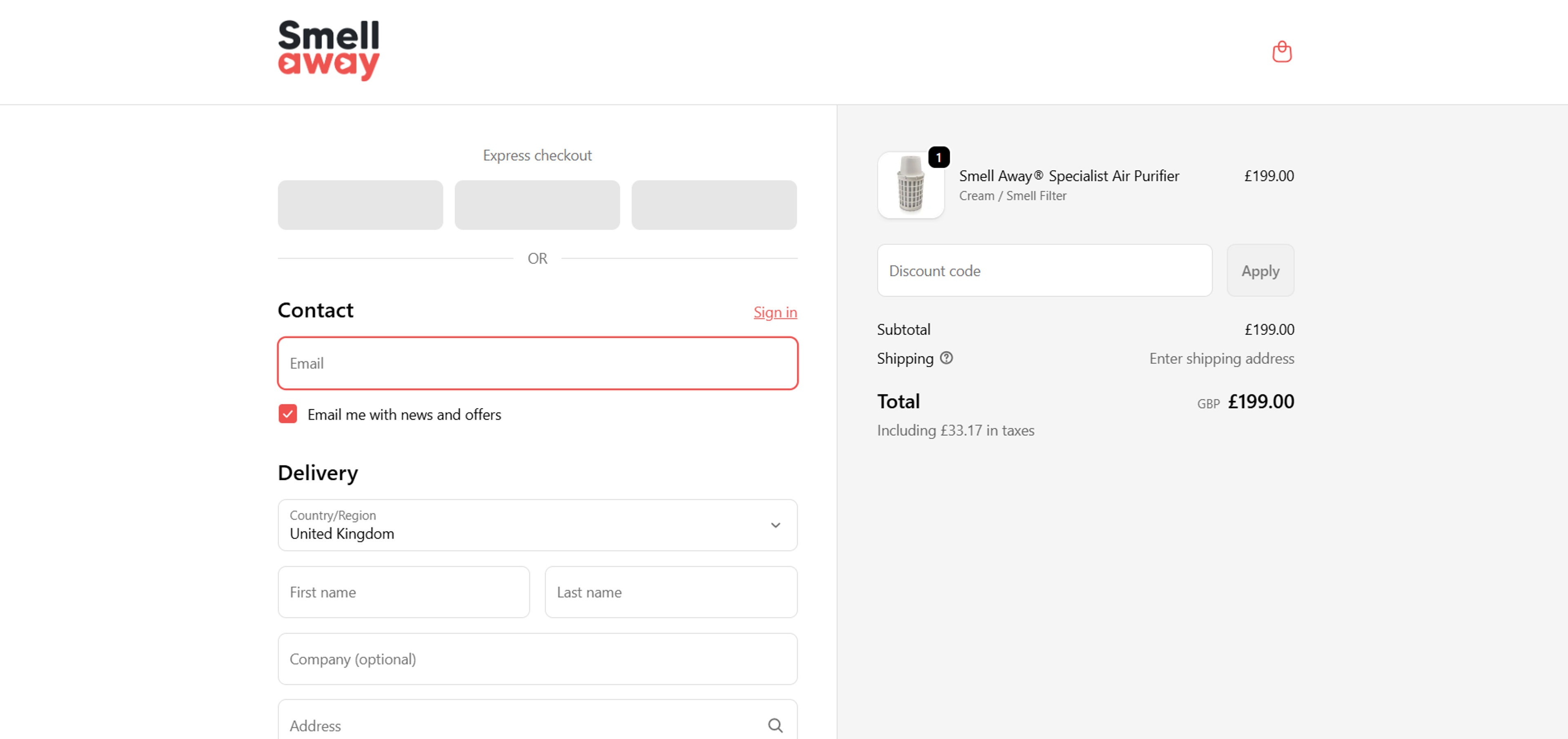 How to use coupon for  Smell Away