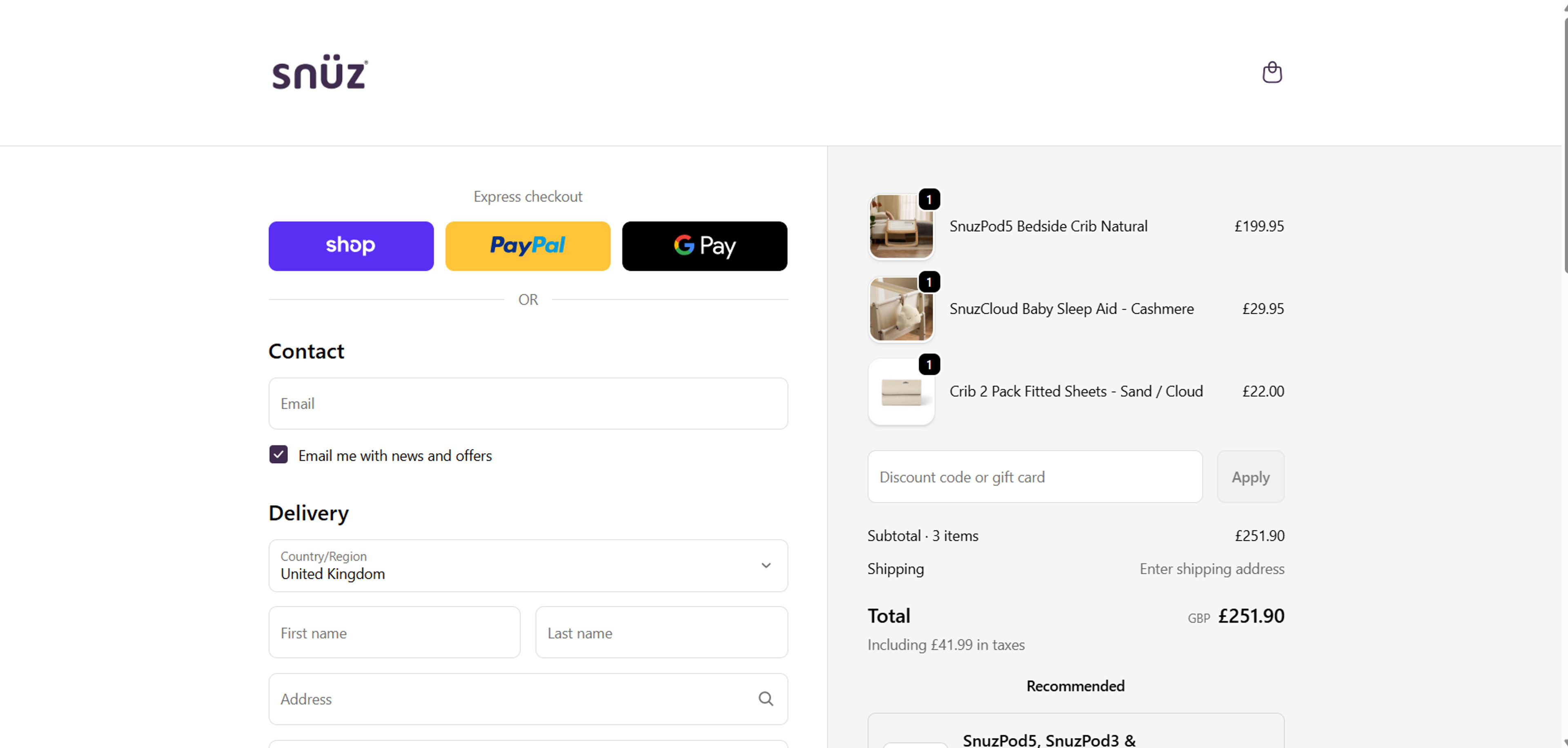How to use coupon for SNUZ