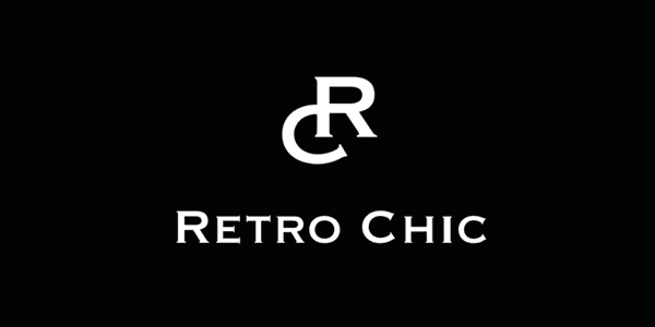 Retro chic brand logo